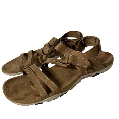 Merrell performance footwear Sandspur Tobacco Pomegranate Women s size 9 Sandals