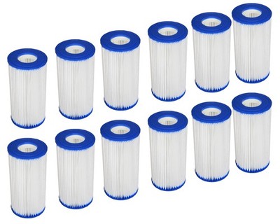 Bestway 58012 | 12x Filterkartusche Filterpatrone Größe III Gr.3 Pool Filter NEU