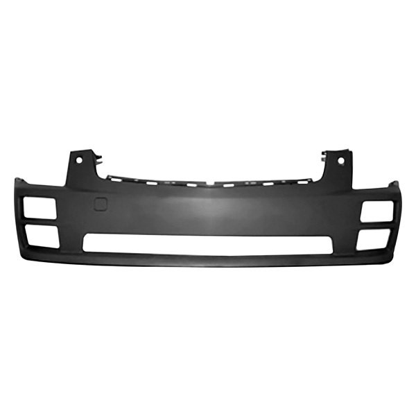 2005-2007 Cadillac STS Primed Front Bumper Cover No Washer Holes  