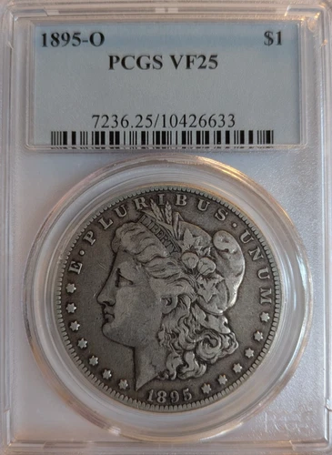 1895-O $1 Morgan Silver Dollar PCGS VF25