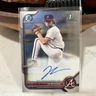 2022 Bowman Draft JR Ritchie 1st Chrome Prospect Base Auto #CDA-JR Braves