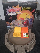 Vintage TOMY Spinjas Warriors/Battle Stadium Incomplete Orig Box 2 Mini Arenas