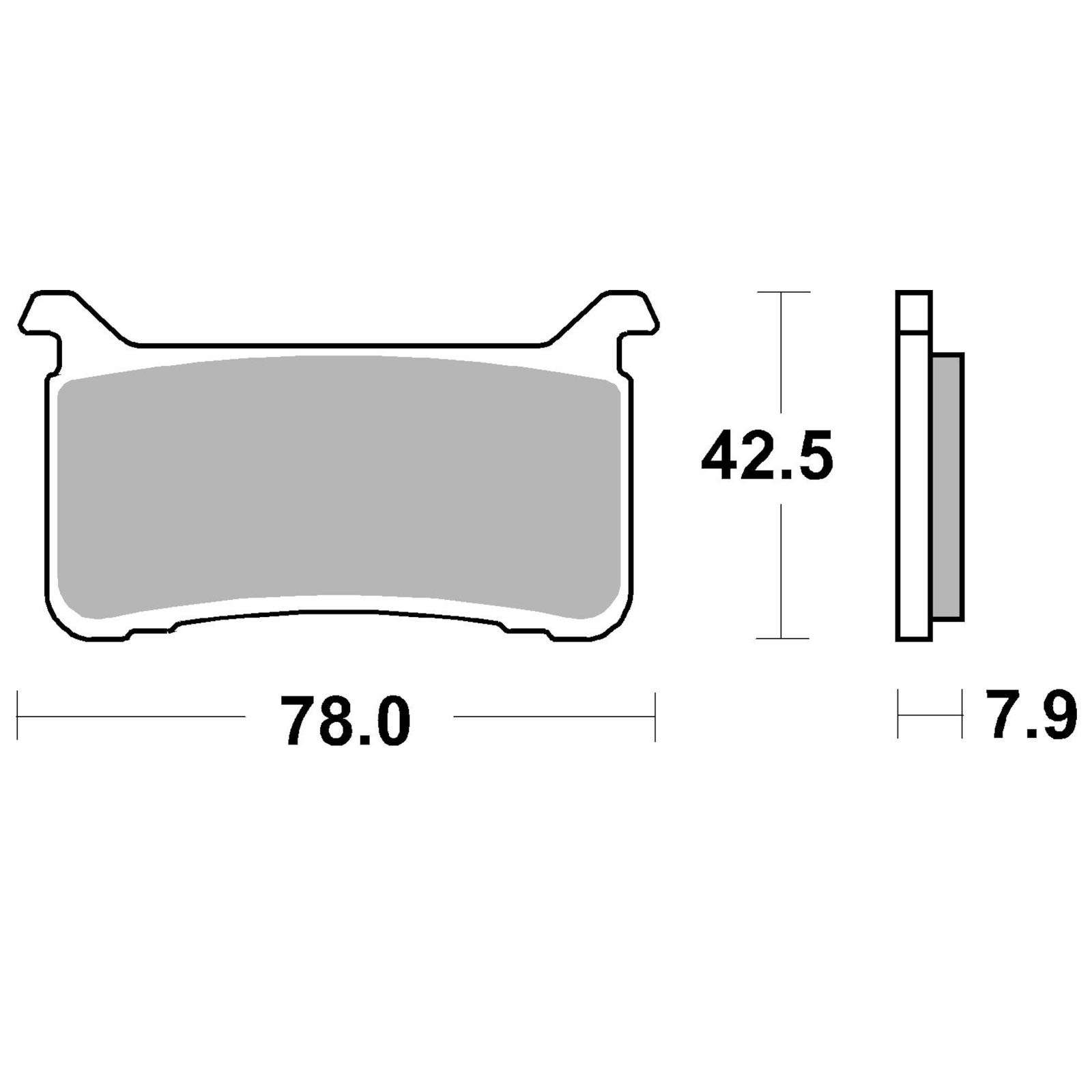 SBS 947DS-2 BRAKE PADS SINTER RACING