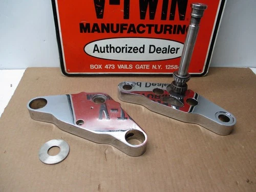 HAWG HALTERS RAKED TRIPLE TREES FOR HARLEY DAVIDSON 41MM FORKS