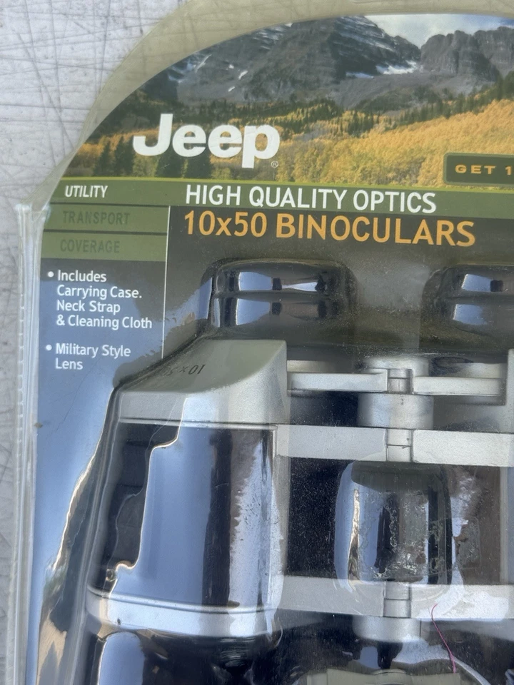 Jeep Binoculars Full-Size High Quality Optics 1x 50 & 4x22 Travel Size 2007 VTG - Image 4 of 4