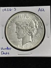 1926-S Silver Peace Dollar AU Harder Date 90% Silver