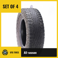 Set Of 4 Used Lt 27570r18 Goodyear Wrangler Ultra Terrain At - 6.5-8.532