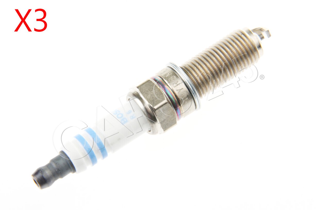 BOSCH 3x Spark Plug For CHEVROLET HYUNDAI Eon KIA MARUTI SUZUKI 10-19 0242129521