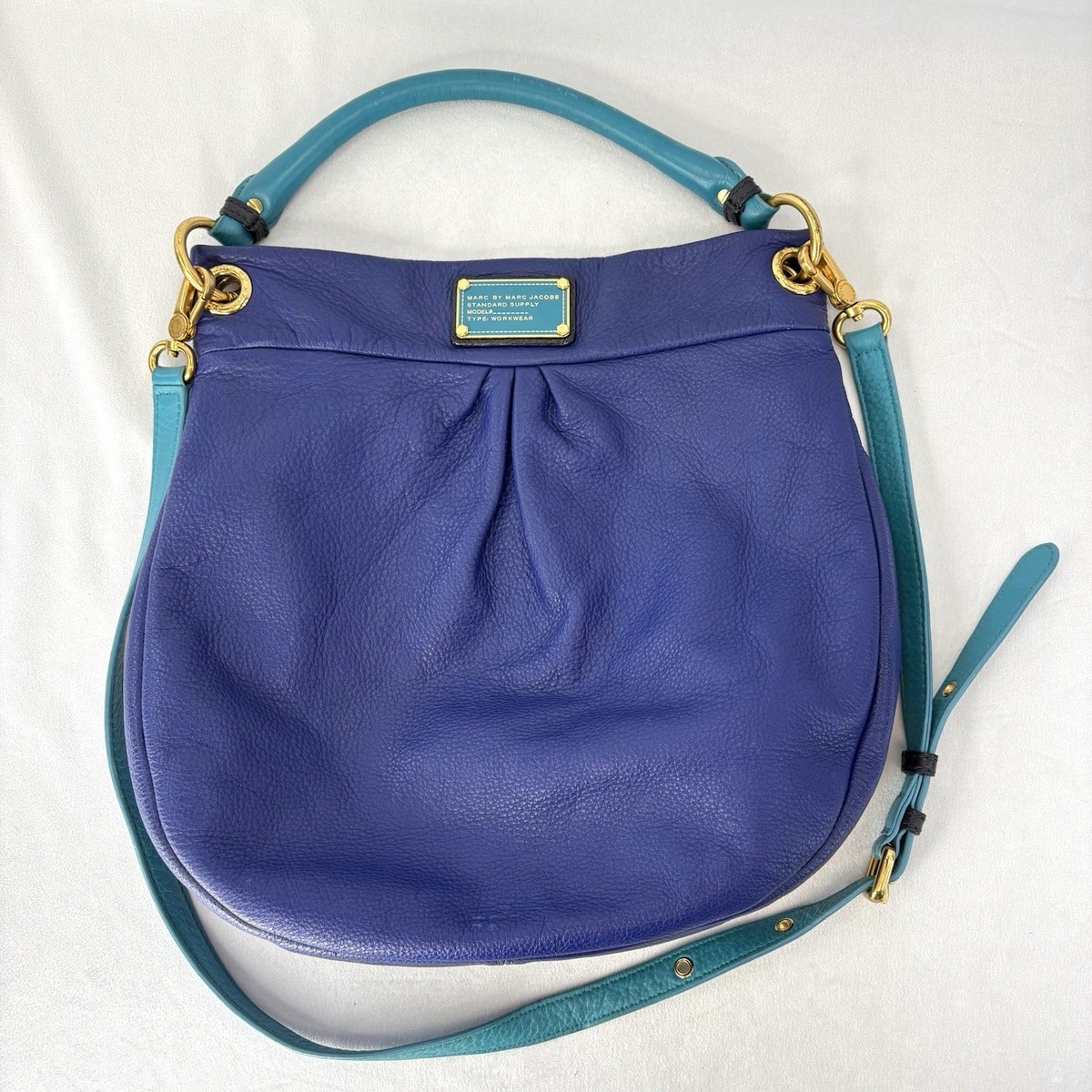 Marc by Marc Jacobs Leather Classic Q Hillier Hobo Shoulder Bag