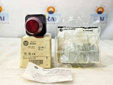 NEW 🆕ALLEN-BRADLEY 800H-QRH10R PILOT LIGHT 120V RED LENS TYPE  FREE SHIPPING