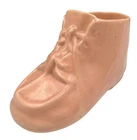 McCoy Pink Baby Shoe Planter Vintage Pottery Nursery Decor Matte Pink USA