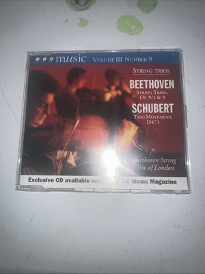 BBC MUSIC Beethoven String Trio of London Op 9 No 1 & 3 Schubert Trio Movement