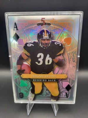 Jerome Bettis - 5 Card Draw Stacked Deck -  1/5