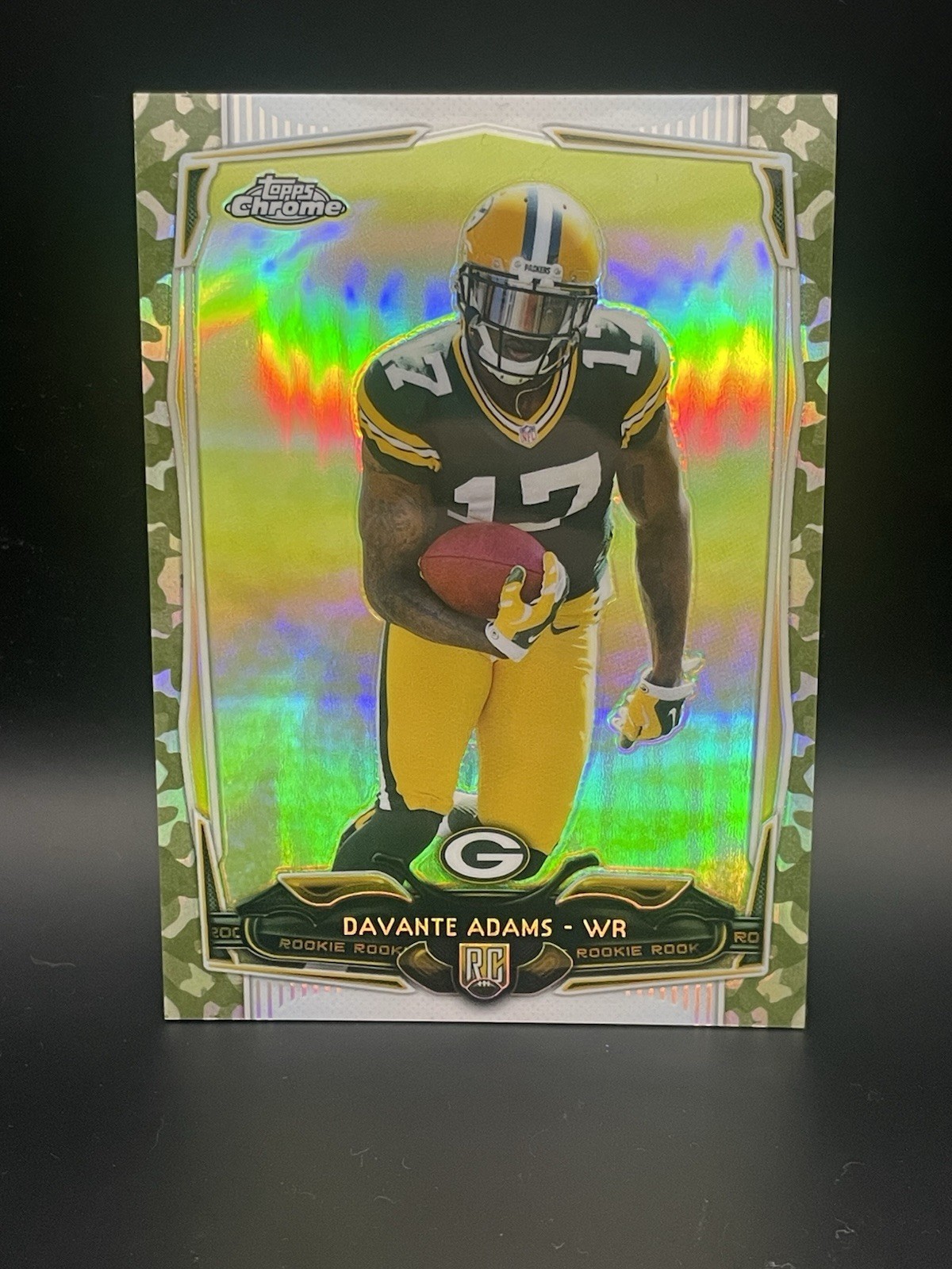 2014 Topps Chrome - Davante Adams #114 Refractor (RC) Camo Refractor /499