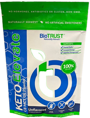 BioTrust Keto Elevate MCT Oil Powder Unflavored 6.35 oz