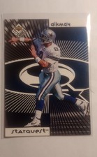 1998 Upper Deck UD Starquest/Rookiequest Troy Aikman, Shaun Williams Cowboys