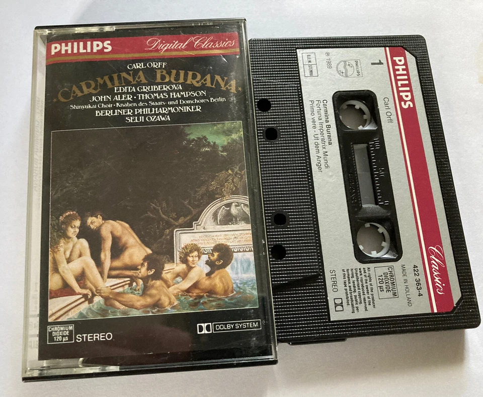 Carl Orff - Berliner Philharmoniker / Seiji Ozawa – Carmina Burana cassette - Image 2 of 4