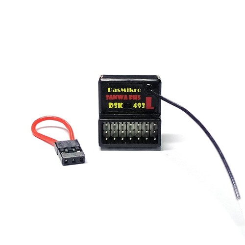 Receptor DasMikro 493L SANWA FH5 4CH compatible para coche de radiocontrol M17 MT-5 MT-R FHSS-5 - Imagen 2 de 6
