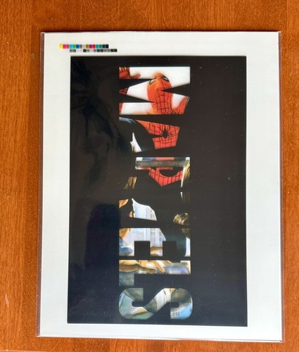 RARE ALEX ROSS MARVELS PRODUCTION TRANSPARENCY ART 8 x 11 SPIDER-MAN - Picture 2 of 5