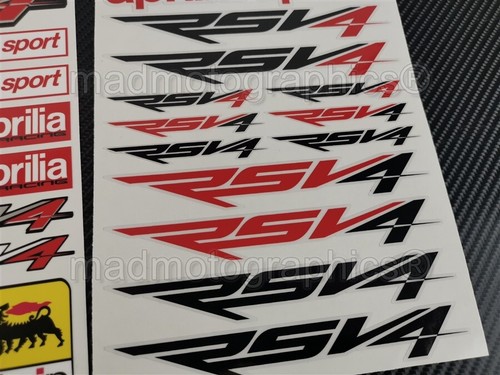 Aufkleber stickers decals APRILIA RSV4 Factory rsv racing agip aprc Laminiert - Picture 4 of 5