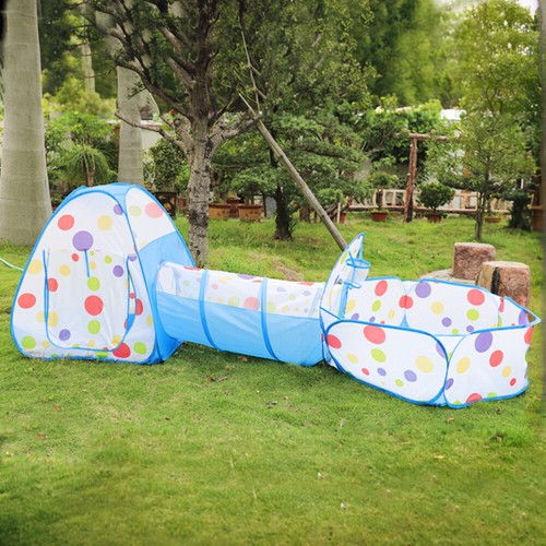 Kids Play Tents Pop Up Tunnel Baby Toddler Crawl Balls Pit Playhouse Outdoor UK