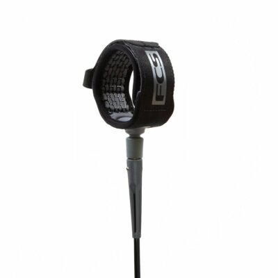 FCS 6' Essential Series Comp Surfboard Leash Black/Grey