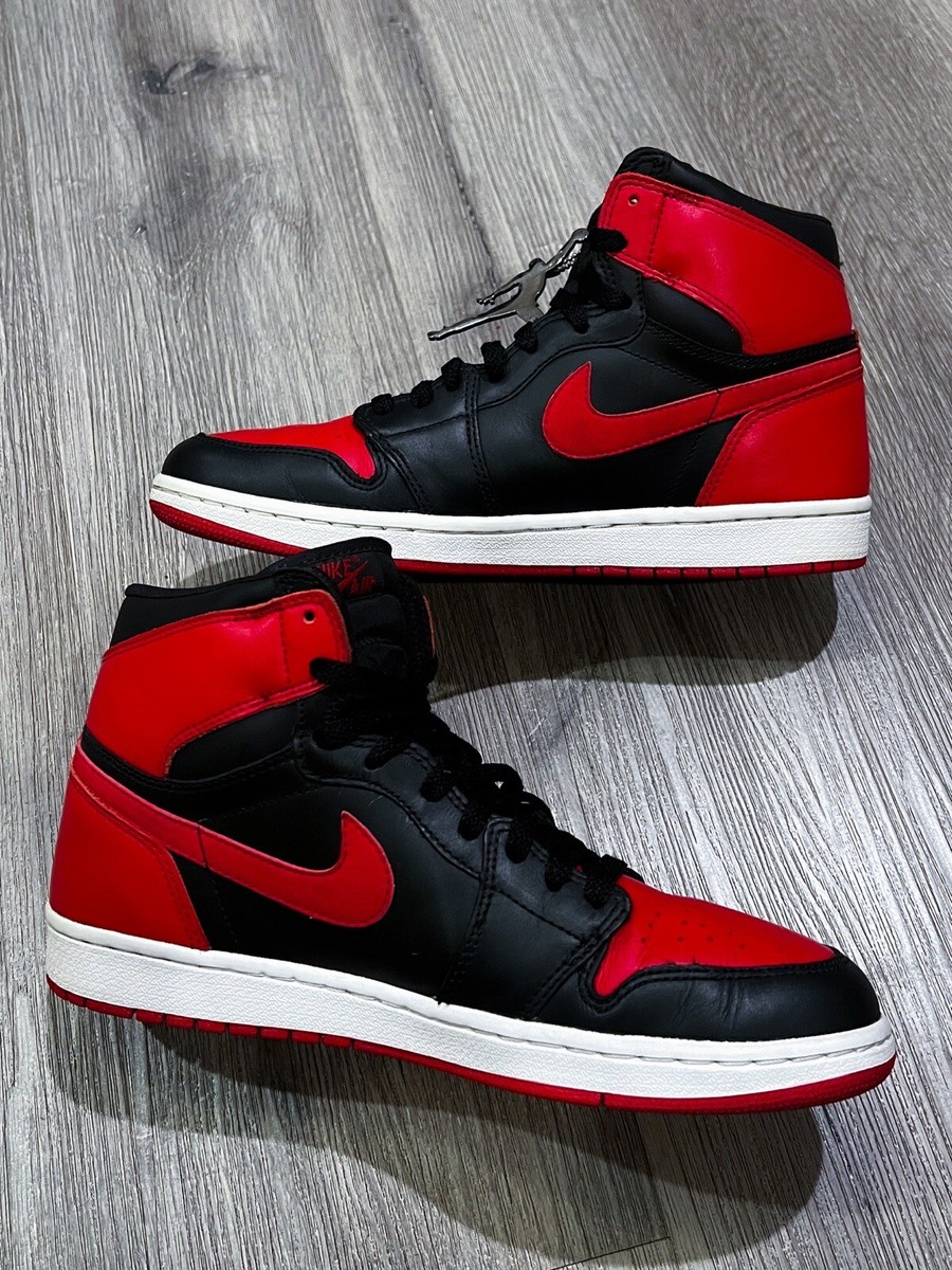 ナ*ラ様 Air Jordan 1 Retro High Bred 2001 2 Size 10 - Jordan 1 Retro Bred 2001 OG With Box And Jumpman