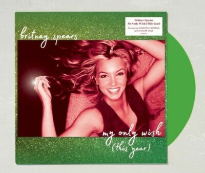 Britney Spears My Only Wish This Year Green Marble Vinyl Lp 12 Christmas Ebay