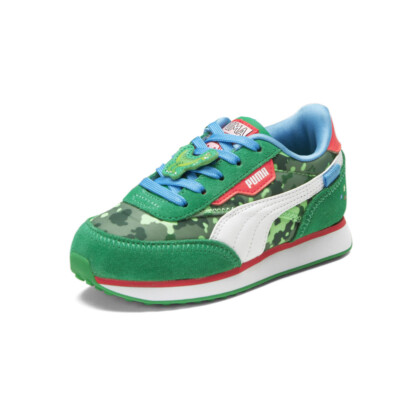 PUMA Coco X Future Rider Lace Up Toddler Boys Green Sneakers