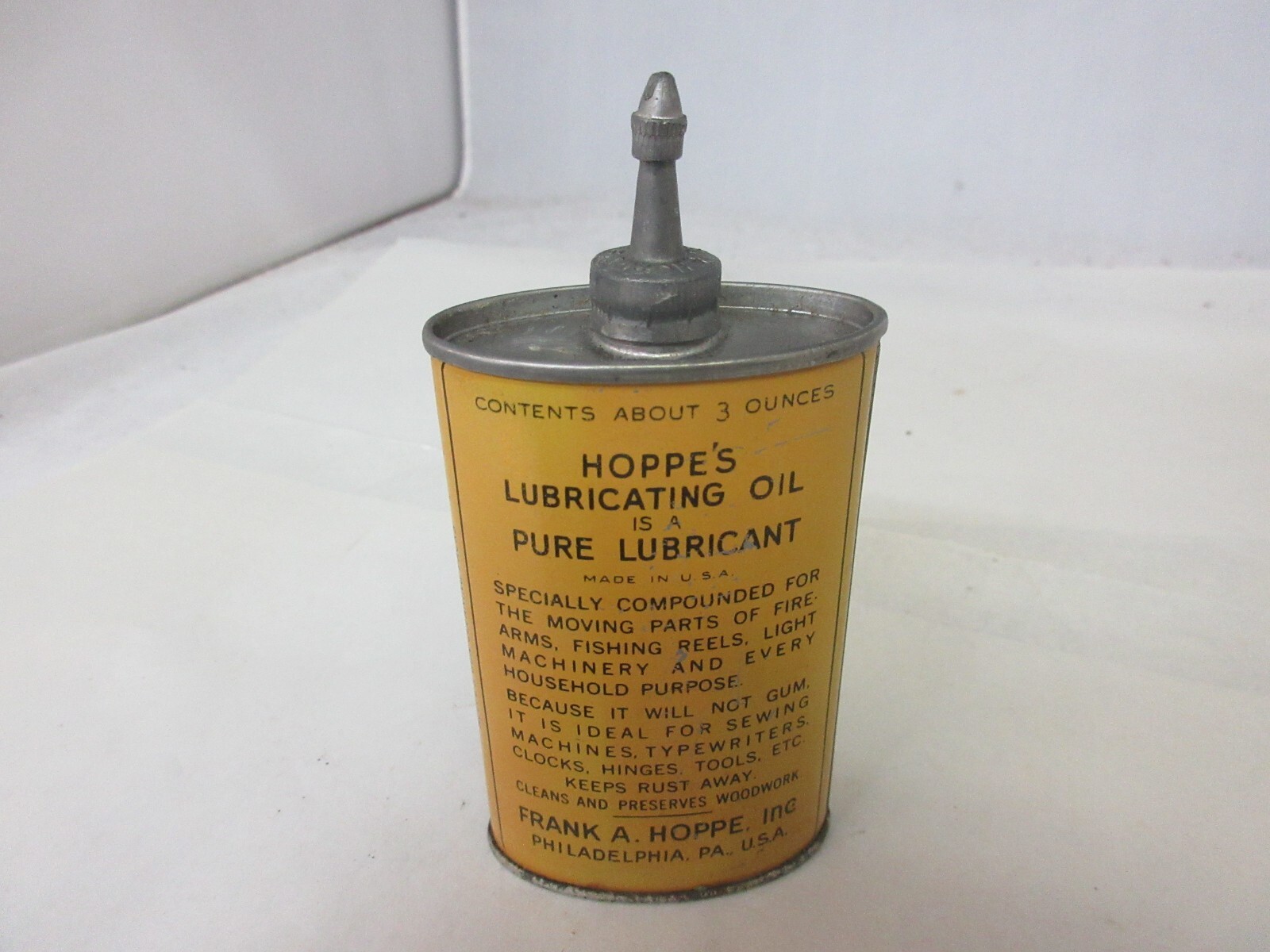 VINTAGE ADVERTISING HOPPE'S OILER GARAGE SHOP PETROLIANA C674 Falak