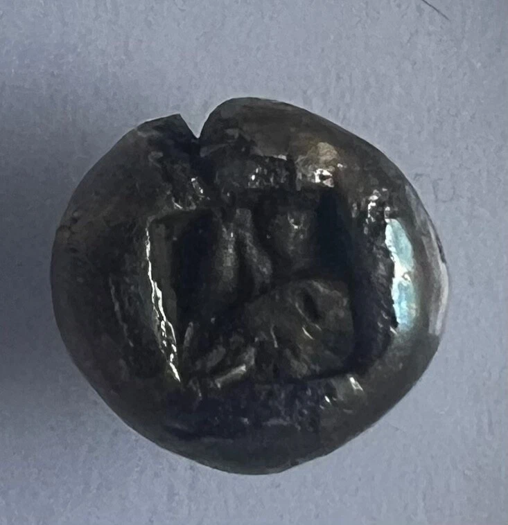 Rare Lydia 610-546 BC (0.84 g) Plated 1/12 Stater Ancient Forgery NGC VF. - Image 4 of 4