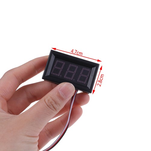 LED-Digital-Spannungsmesser Mit Intelligentem Alarm – 8V–32V, IP67 Wasserdicht, Edelstahl 316 – Für Auto, Boot, Marine, Durchmesser 52 Mm (Weiß) LED-Digital-Spannungsmesser Mit Intelligentem Alarm – 8V–32V, IP67 Wasserdicht, Edelstahl 316 – Für Auto, Boot, Marine, Durchmesser 52 Mm (Weiß)