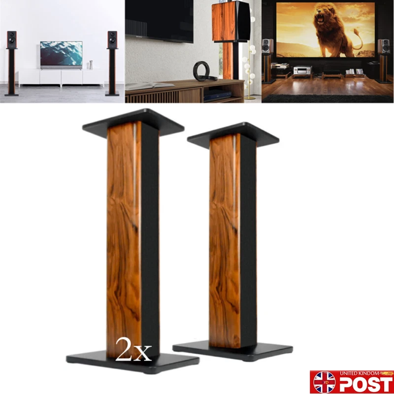 Wooden shop speaker shelves