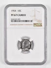 PF67 CAM 1954 Roosevelt Dime NGC *1280
