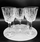 Lot of 5 BUNCLODY Wine Liquor Goblet by WATERFORD CRYSTAL Crystal 5 7/8" Vintage