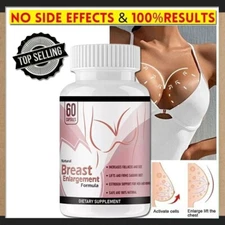60 PILLS BIGGER BREAST GROWTH ENHANCEMENT BUST FIRMING 500MG ENLARGING BREASTS