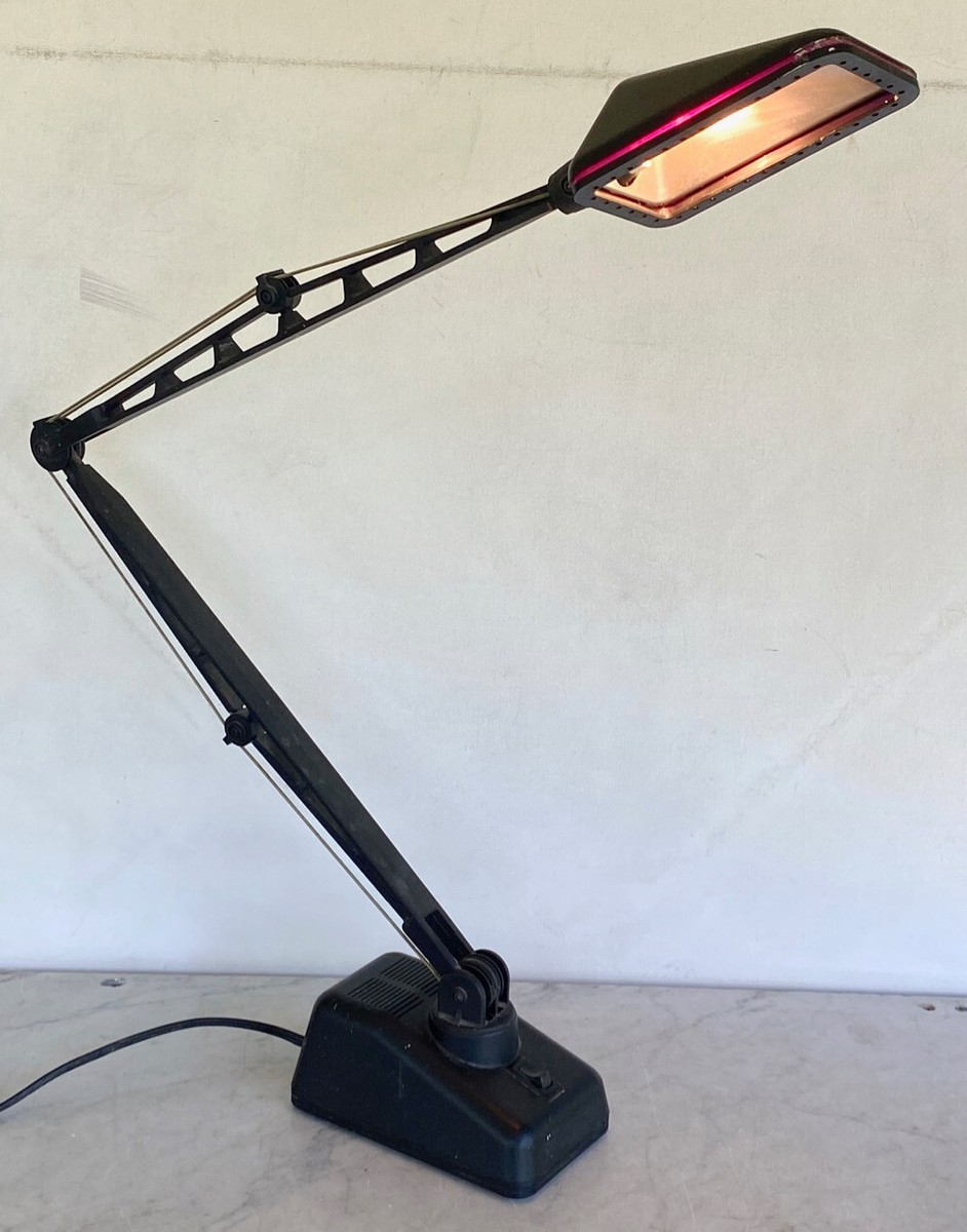 Vintage TEKNA Modern Desk Lamp. Tension Wire Design. Jurassic Park