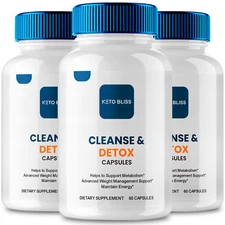 (3 Pack) Keto Bliss Capsules, KetoBliss Weight Management Pills (180 Capsules)