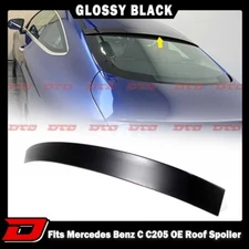 15-21 Fits Mercedes Benz C C205 2D Coupe OE Rear Roof Spoiler Painted Black