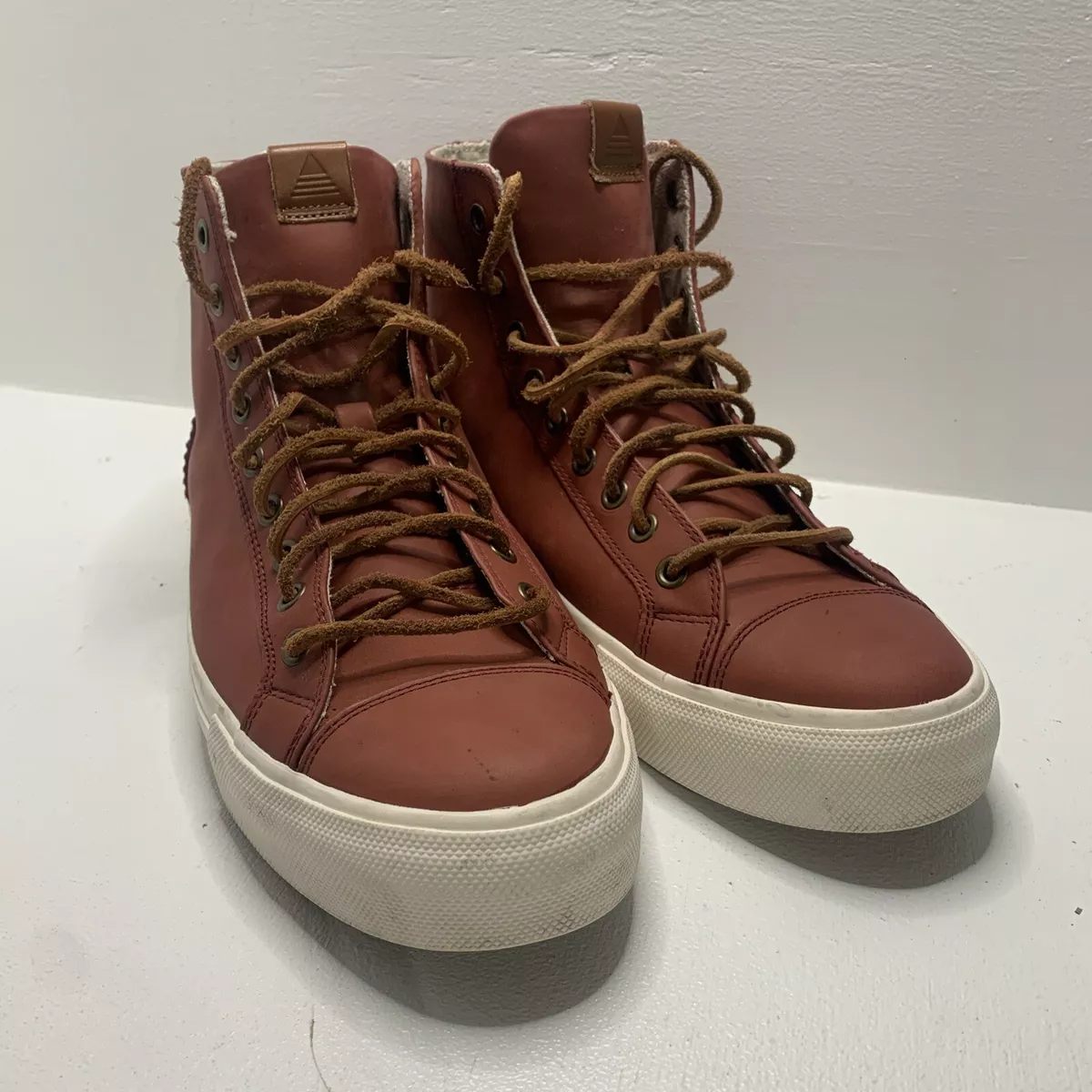 Aldo burgundy best sale sneakers