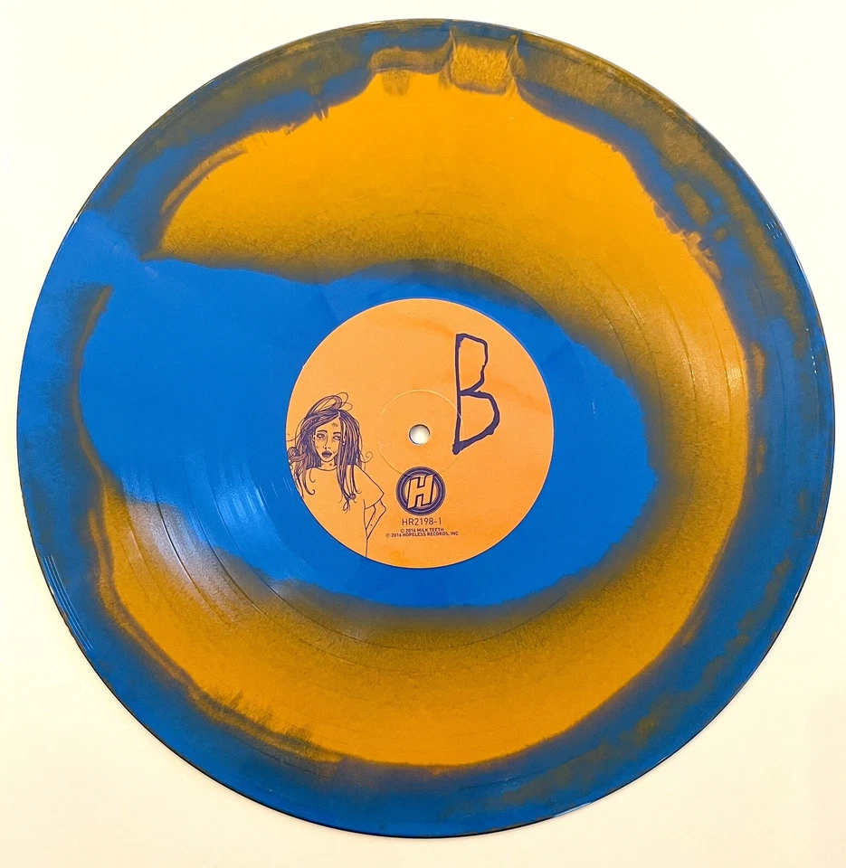 Milk Teeth - Vile Child - Limited Edition Orange Blue A Side B Side Vinyl LP New - Image 2 of 4