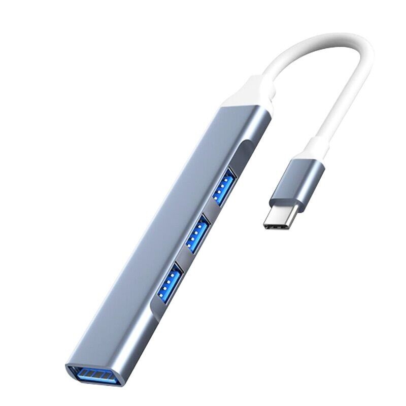 4-Port USB 3.0 Type-C Hub Expander for PC and Mac