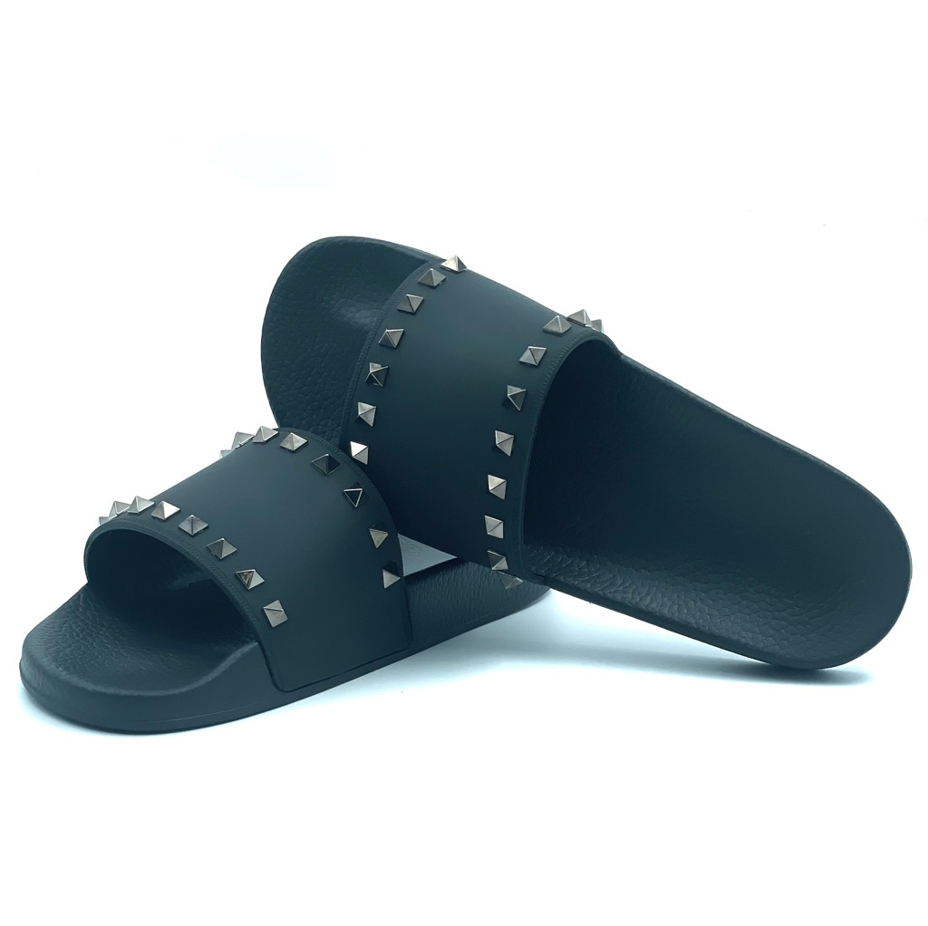 Black Studded Men\'s Sandals Studded Men main image 2