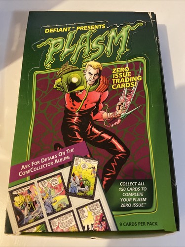 1993 Plasm Trading Cards 7 Factory Sealed Packs In Original Box EBay