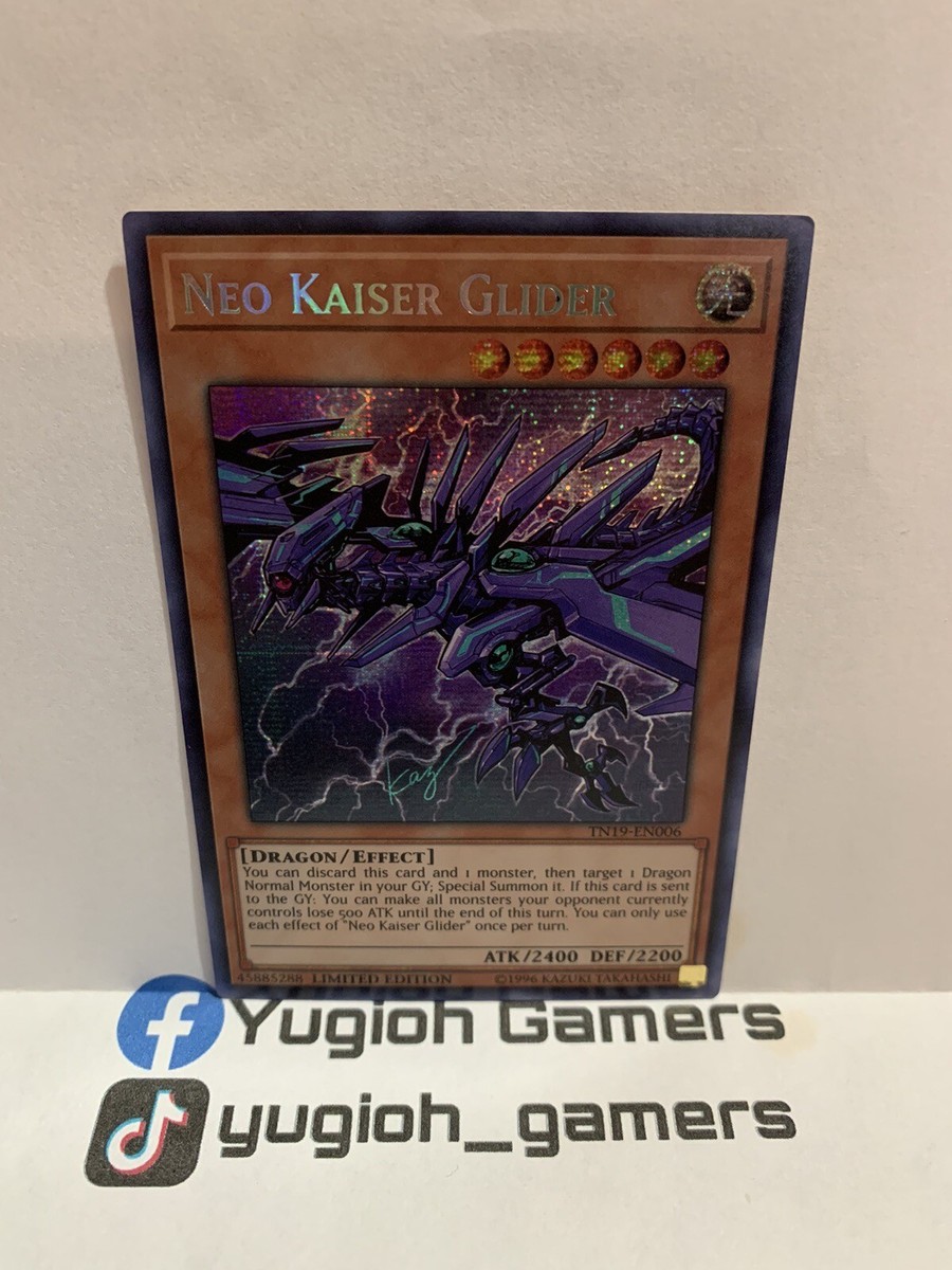 Yu-Gi-Oh Neo Kaiser Glider TN19-EN006 Limited Edition Secret Light