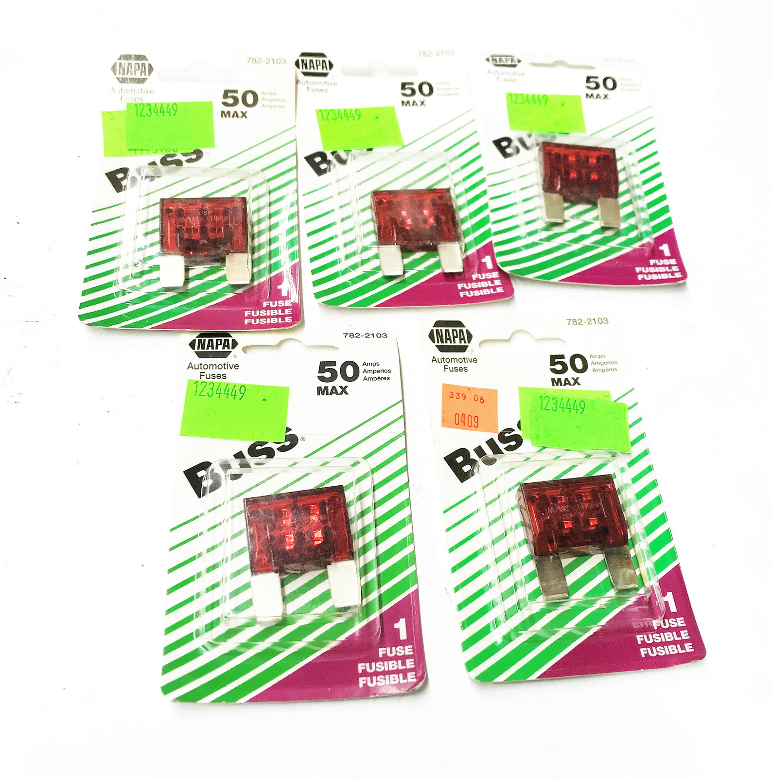 NAPA/Buss 50A Fuse 7822103 (7822103) [Lot of 5] NOS eBay