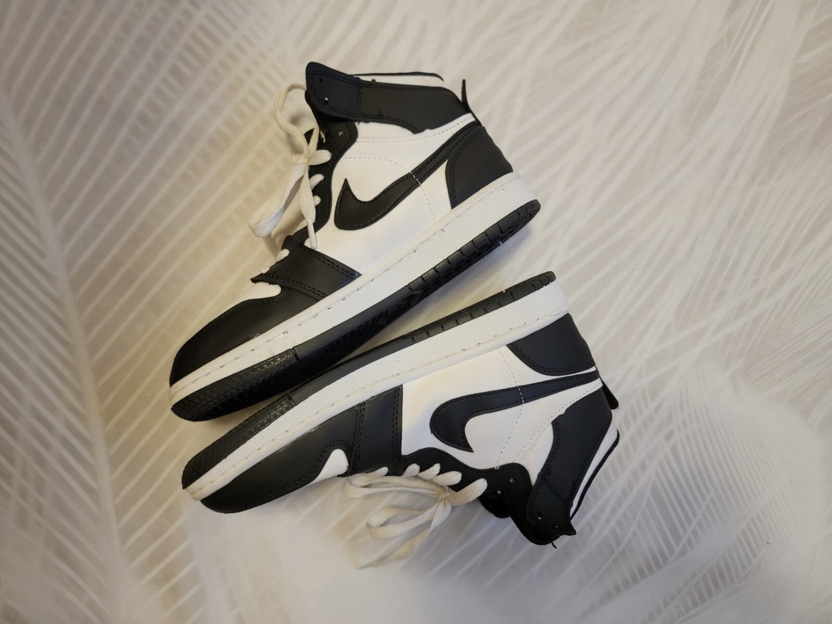 AIR JORDAN 1 High G/Golf “PANDA” DQ0660-101 Black/White (Siez5.5