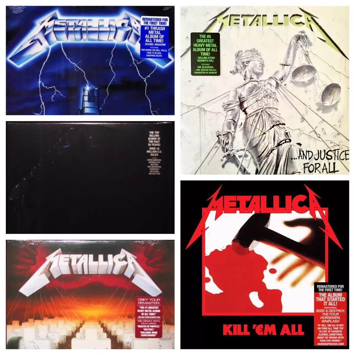 My current Metallica vinyl collection : r/Metallica