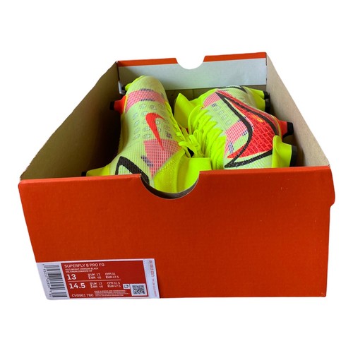 Nike Mercurial Superfly 8 Pro FG Volt Soccer CV0961-760 - Men's Size 13 - Picture 7 of 7