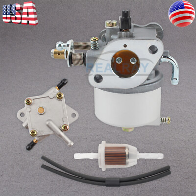 For EZGO 4 CYCLE 295 CC 91-2014 TXT GAS GOLF CART CARBURETOR W/ FUEL PUMP&FILTER